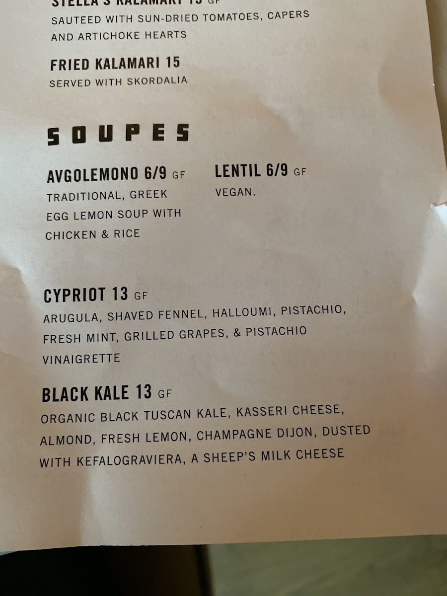 Menu Stella's-9