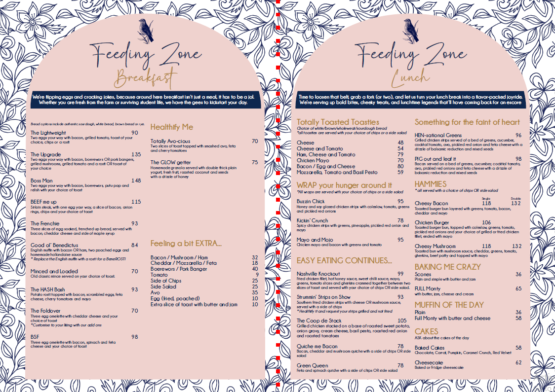 Menu Stellie's Cafe And Bakery-1