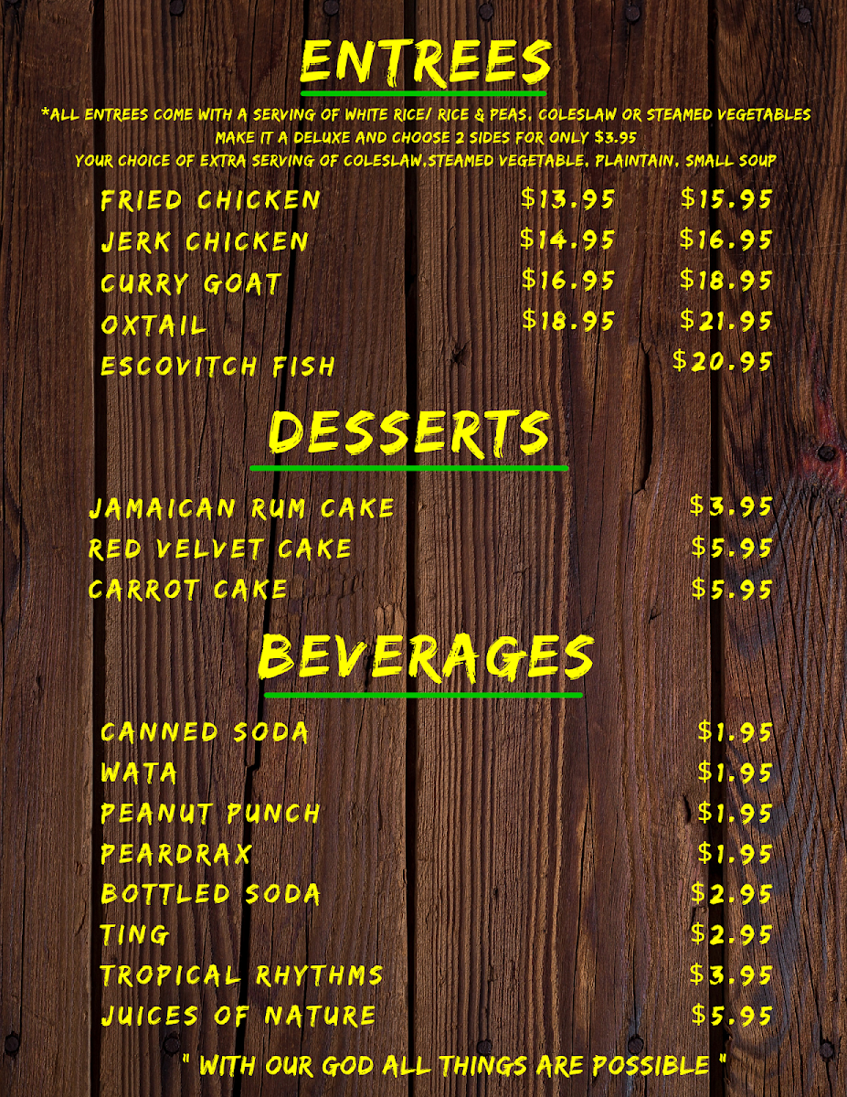 Menu Stelly's Cuisine & Catering-1