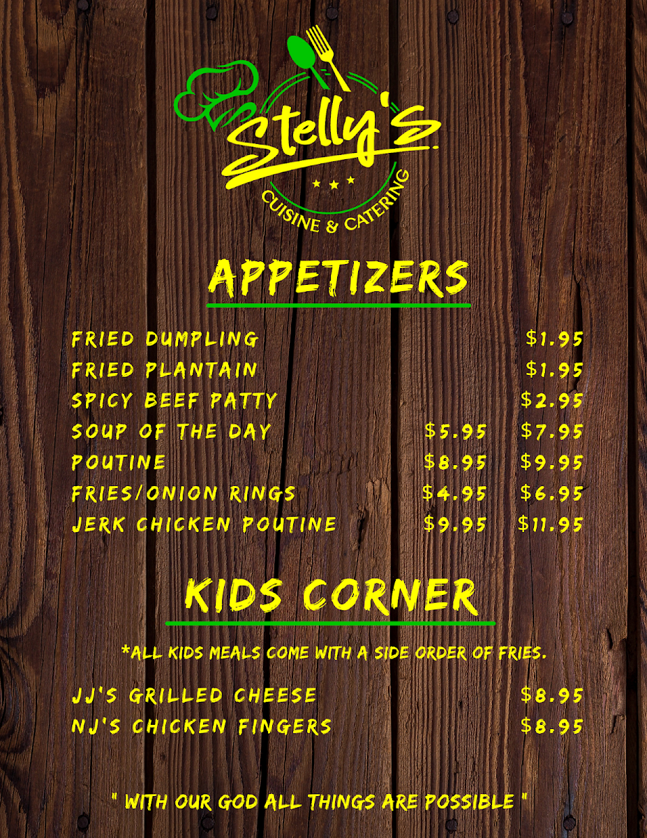 Menu Stelly's Cuisine & Catering-3