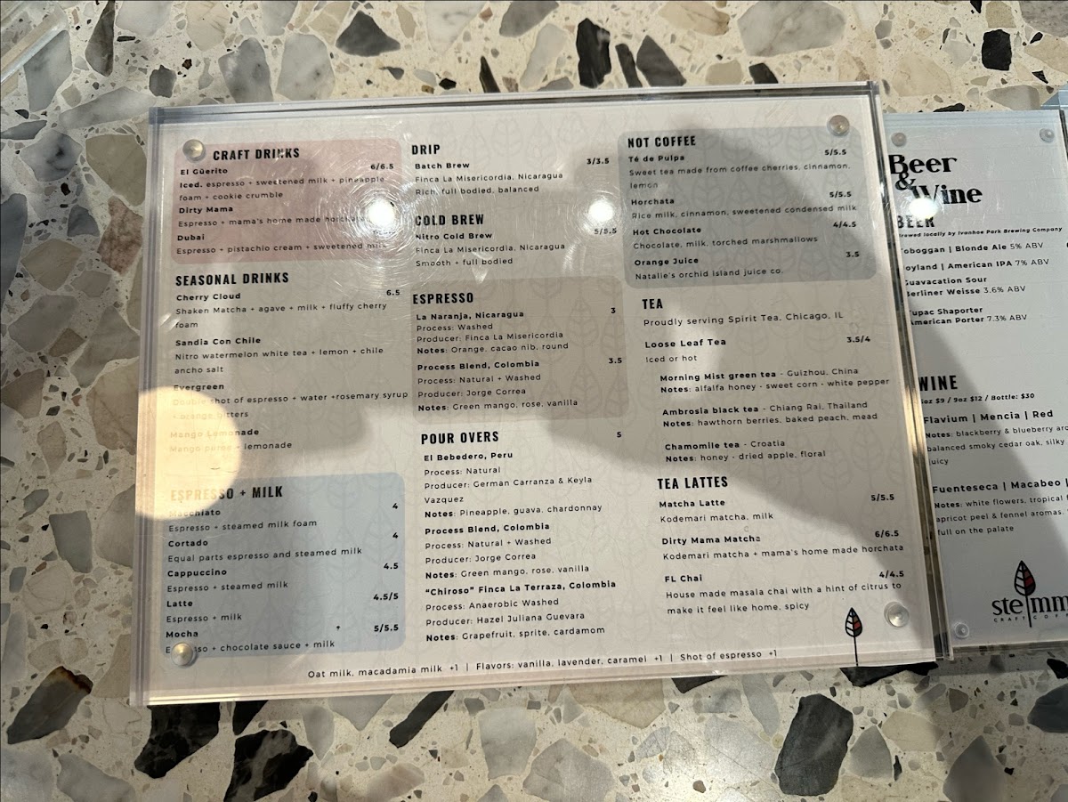Menu Stemma Craft Coffee-4