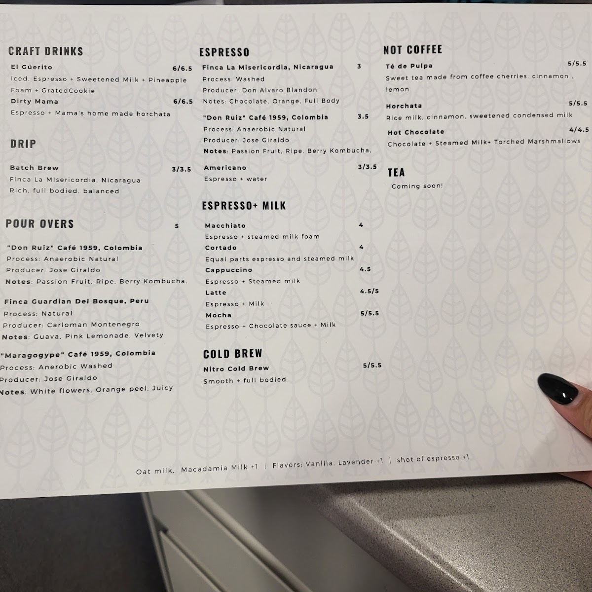 Menu Stemma Craft Coffee-5