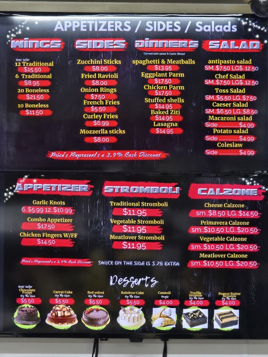 Menu Steve's Pizza & Deli-1