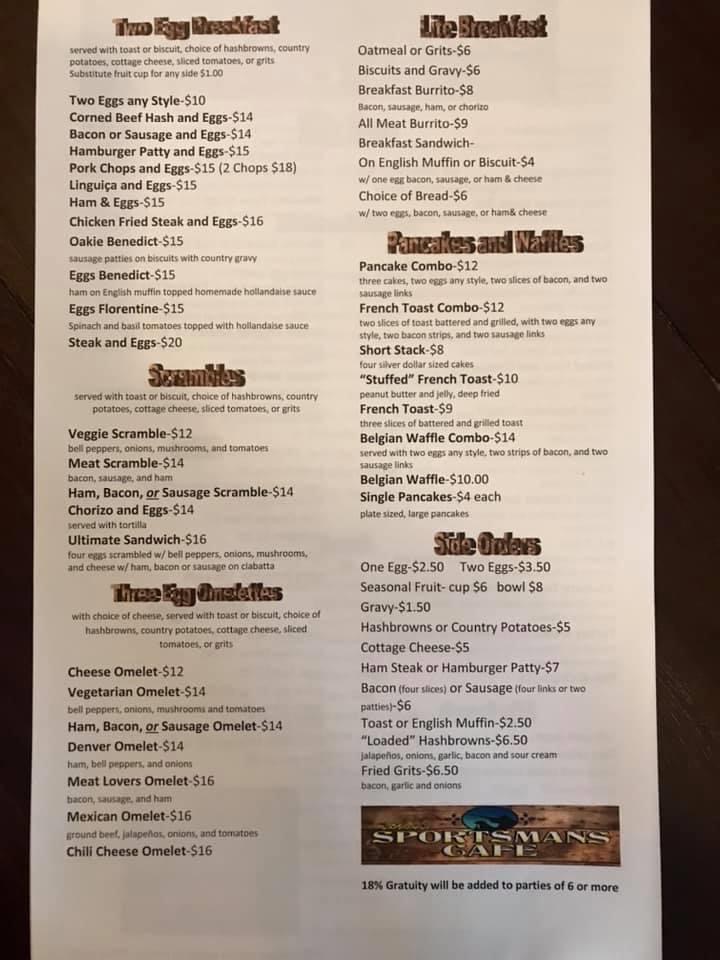 Menu Steves Sportsman Cafe-5