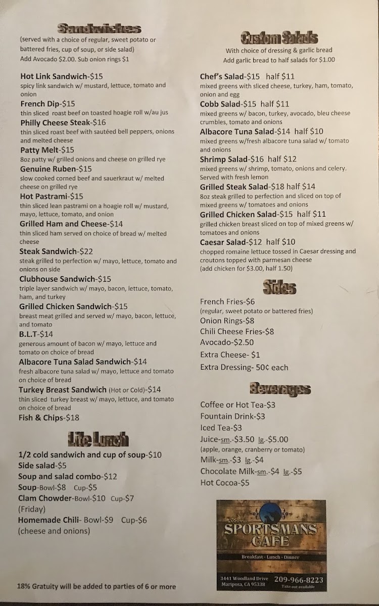 Menu Steves Sportsman Cafe-6