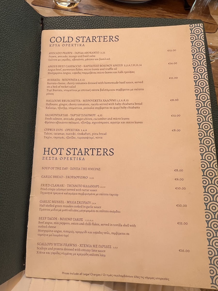 Menu Steve's - The Perfect Spot --7