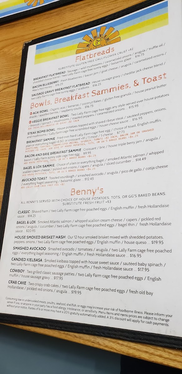 Menu Stevie G's Restaurant Rockland-4