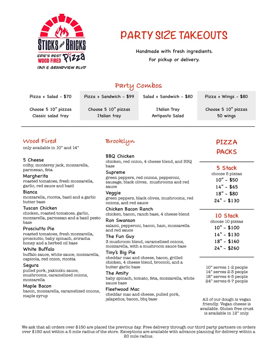 Menu Sticks & Bricks Wood Fired Pizza-3