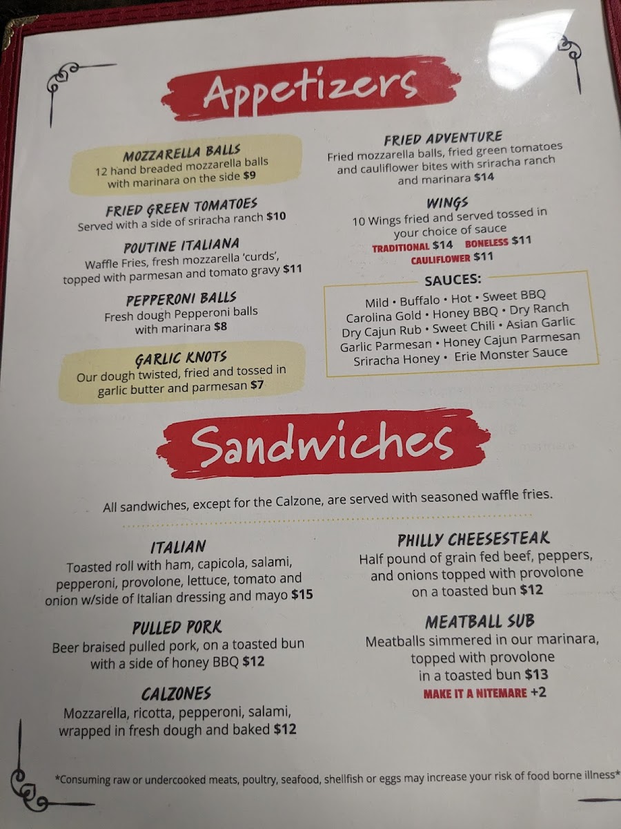Menu Sticks & Bricks Wood Fired Pizza-7