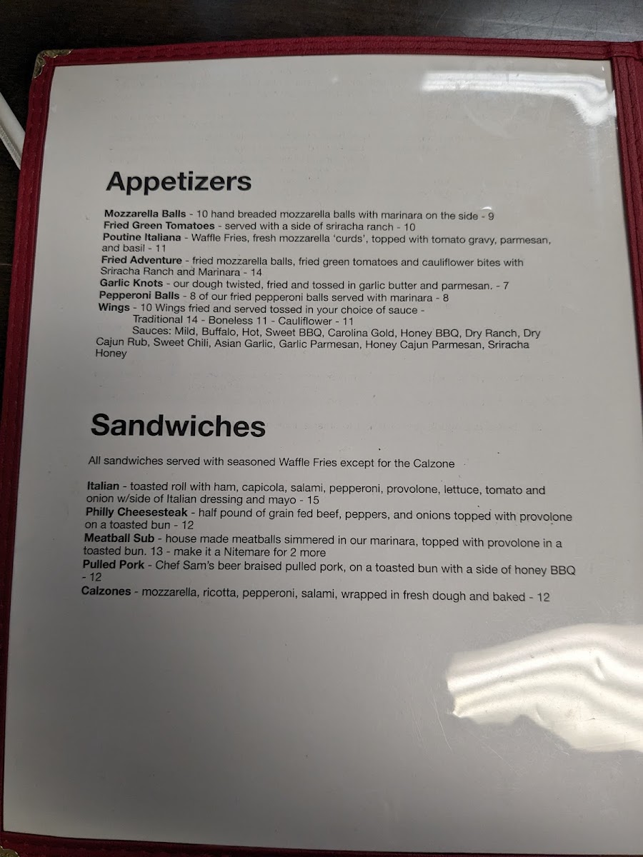 Menu Sticks & Bricks Wood Fired Pizza-9