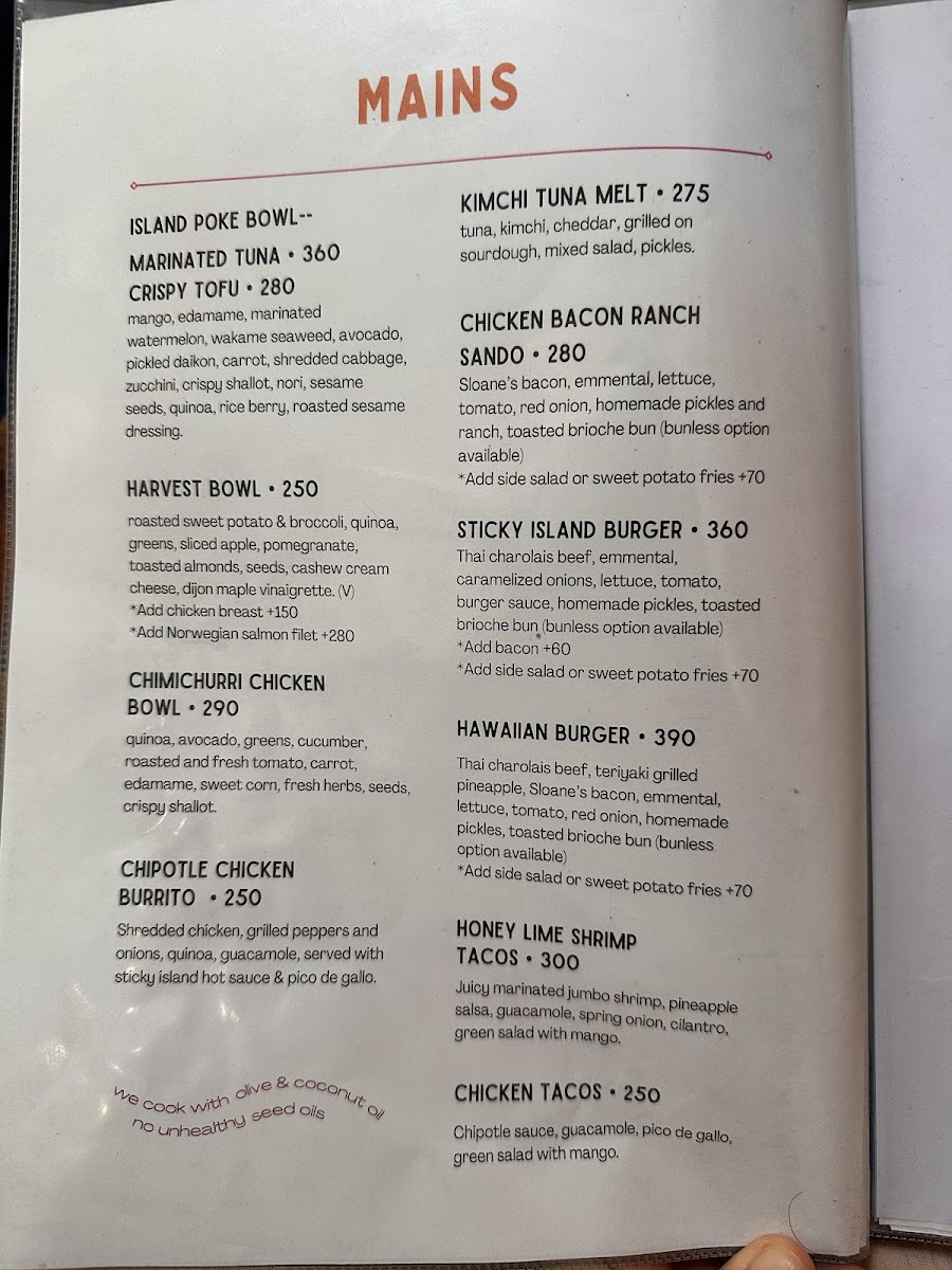 Menu Sticky Island Cafe-5