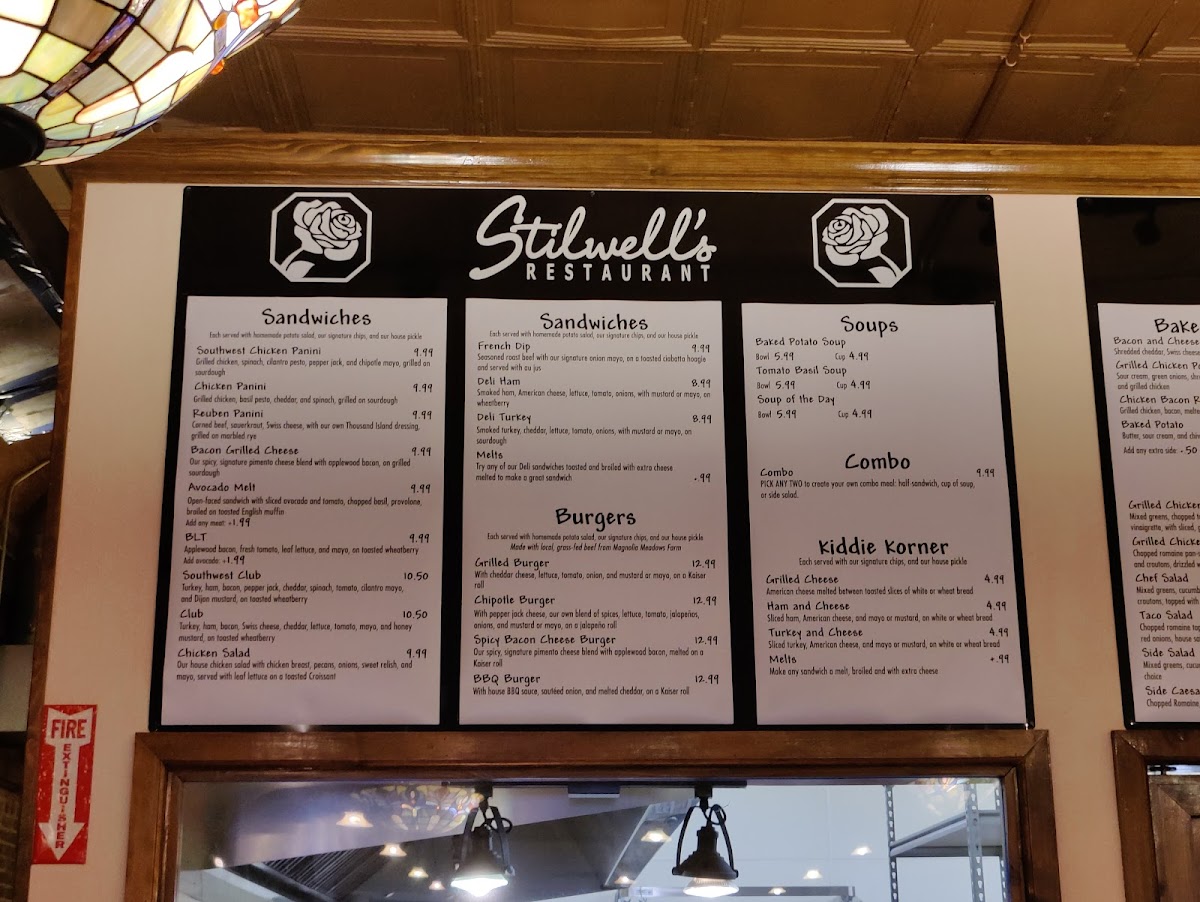 Menu Stilwell's Restaurant-3
