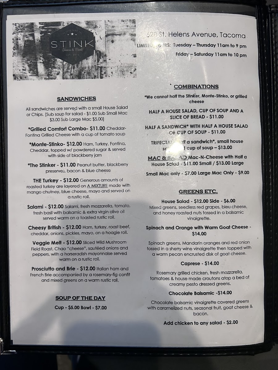 Menu Stink Cheese-Meat And El Tufo Wine Bar-4