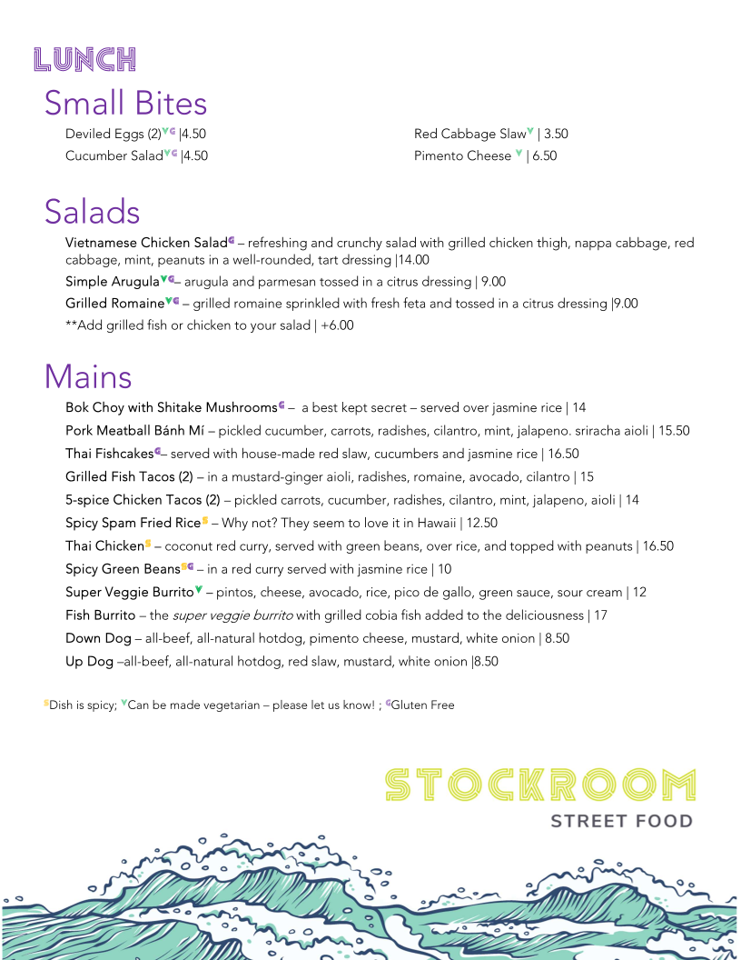 Menu Stockroom Street Food-1