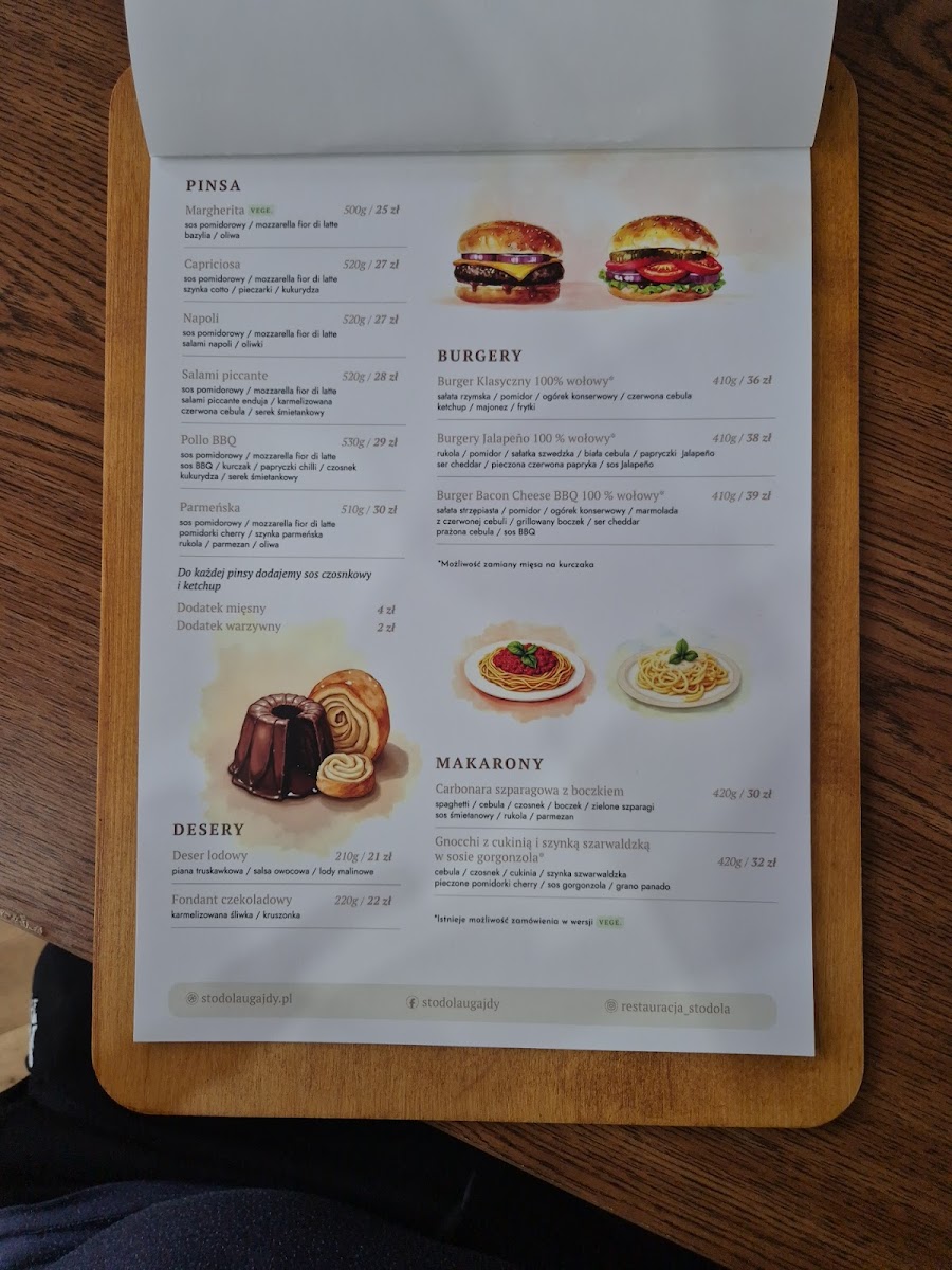 Menu Stodoła 'u Gajdy'-3