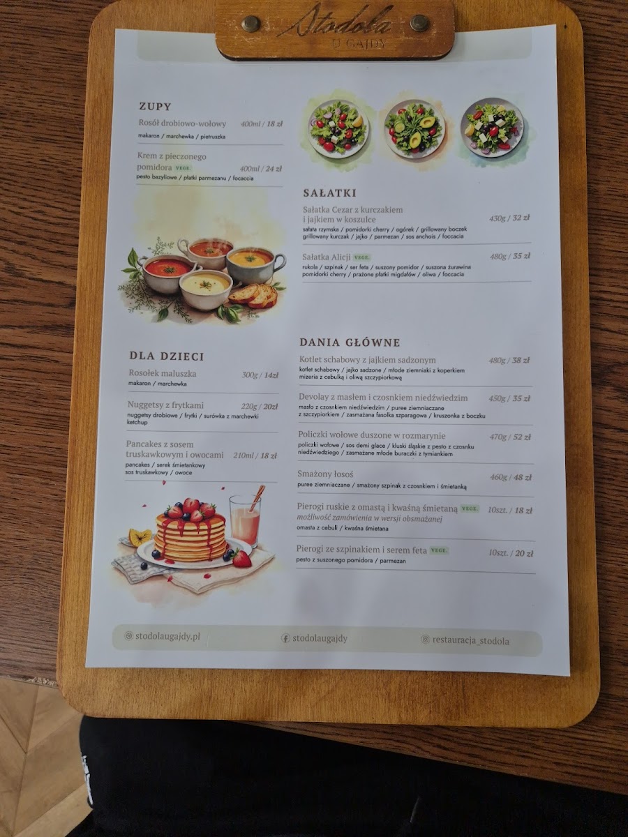 Menu Stodoła 'u Gajdy'-5