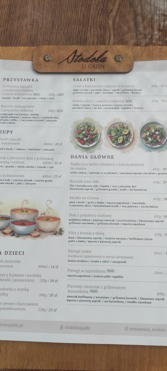 Menu Stodoła 'u Gajdy'-6