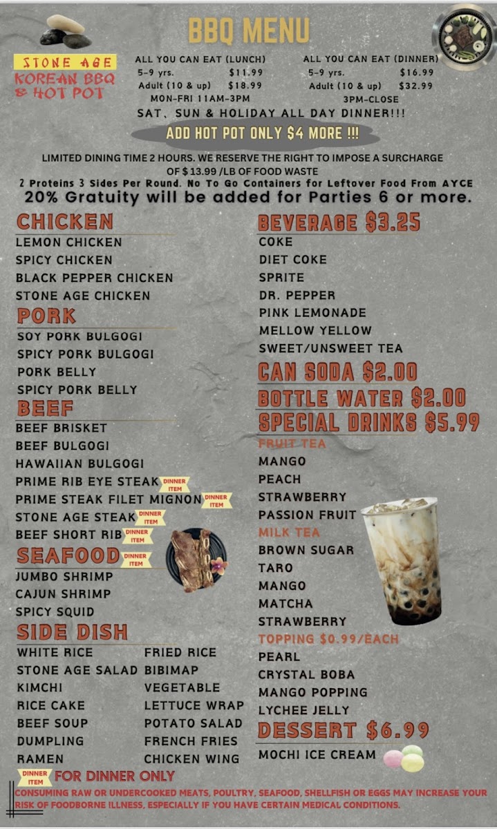Menu Stoneage Korean Bbq Ii-5