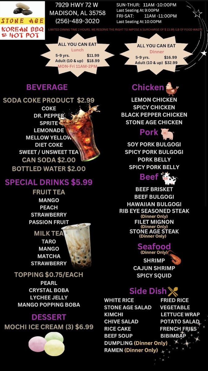 Menu Stoneage Korean Bbq Ii-9