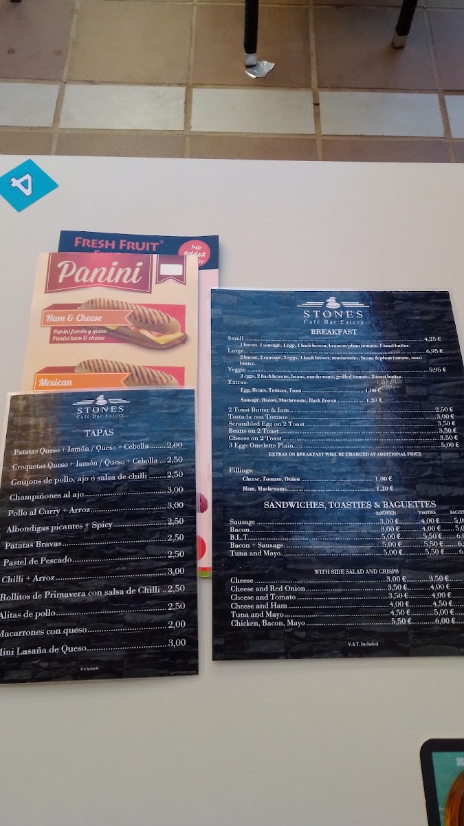 Menu Stones Eatery Cafe & Bar-6