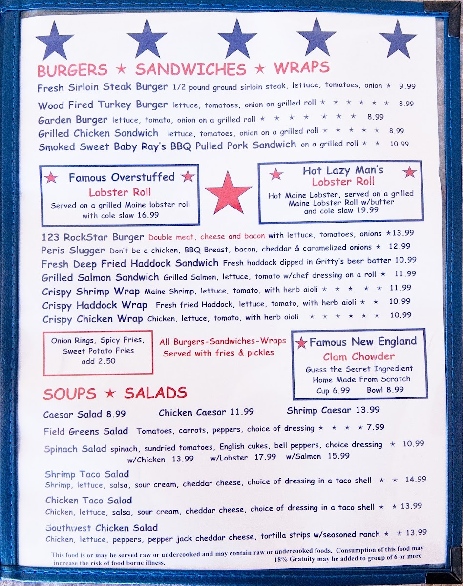 Menu Stones Throw Hotel And Restaurant-4