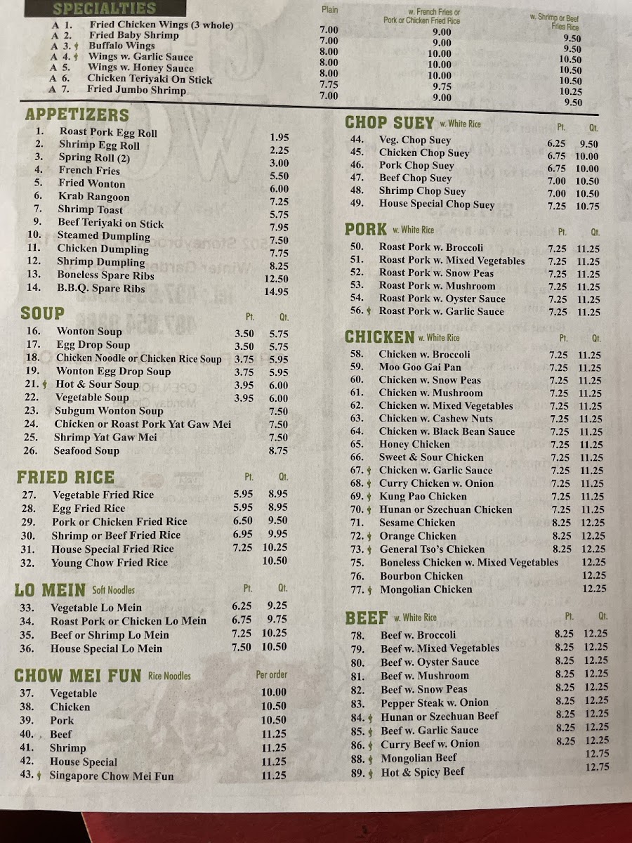 Menu Stoneybrook West China Wok-2