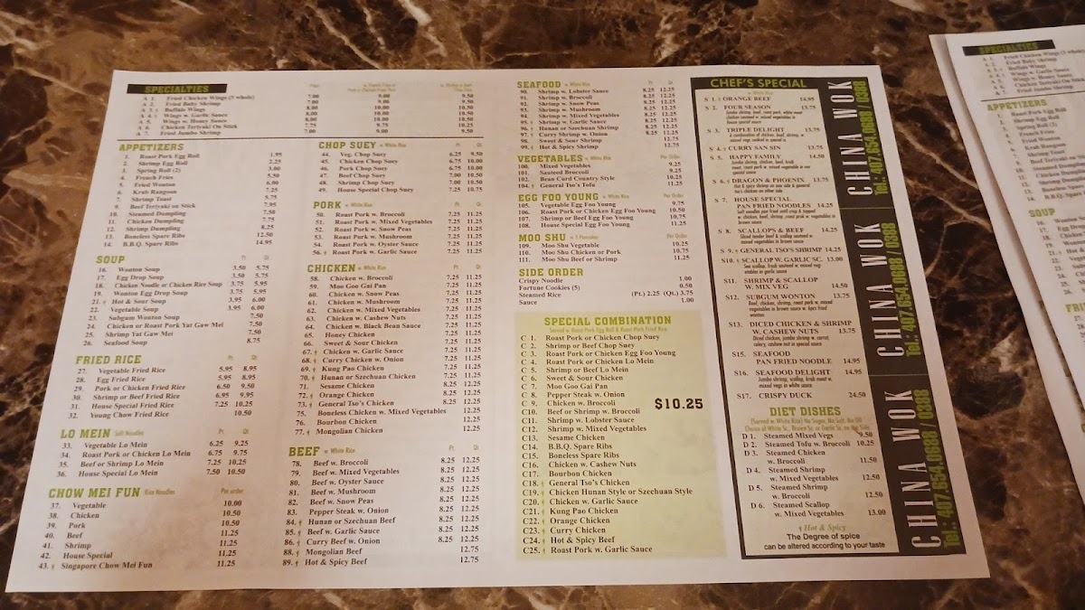 Menu Stoneybrook West China Wok-6