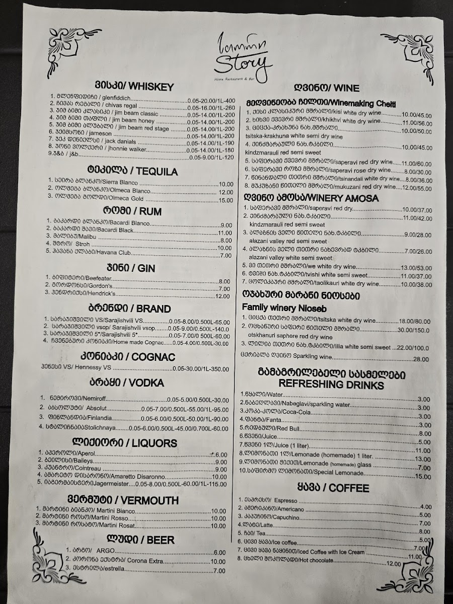 Menu Story-2