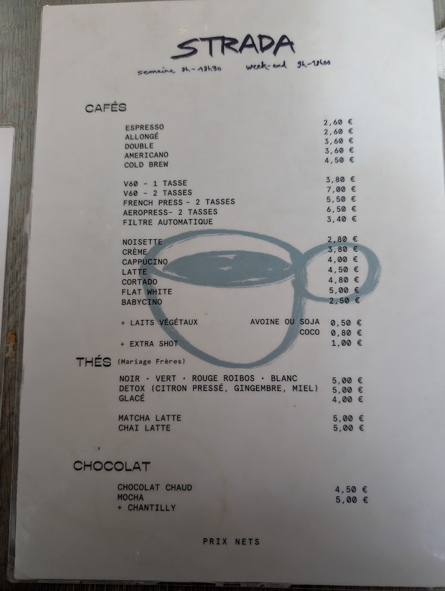 Menu Strada Café-7