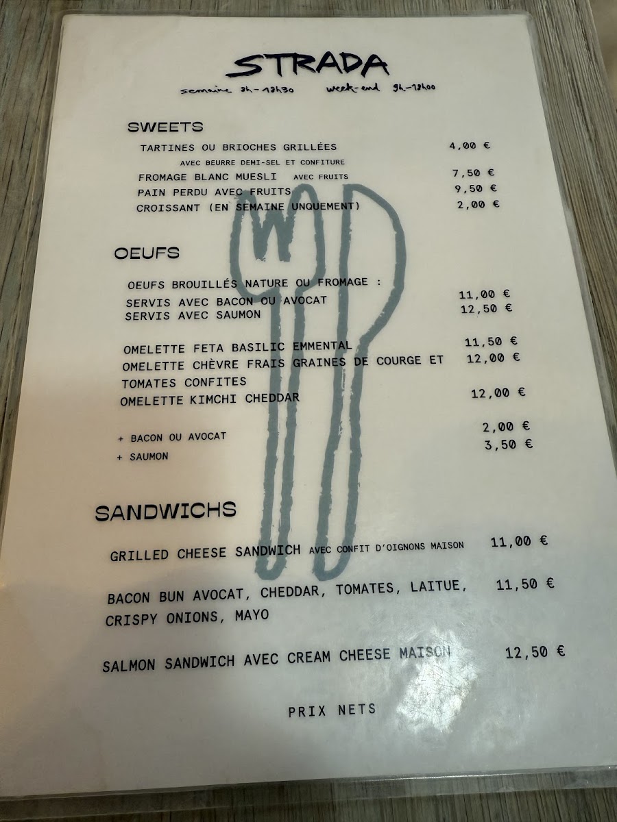 Menu Strada Café-8