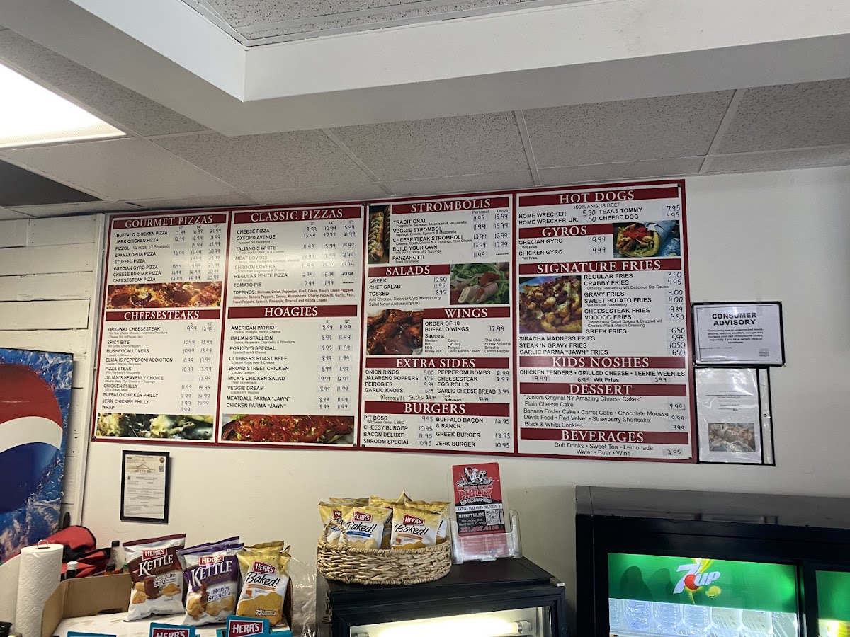 Menu Straight Outta Philly-1