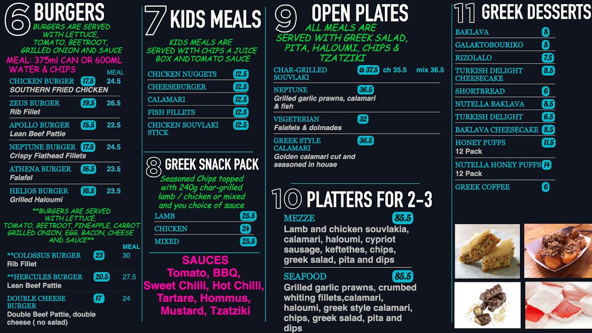 Menu Strand Souvlaki Bar-1