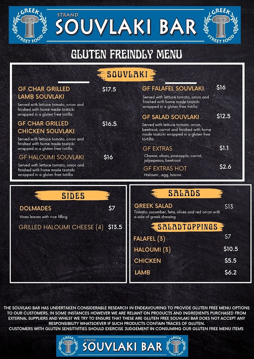 Menu Strand Souvlaki Bar-4