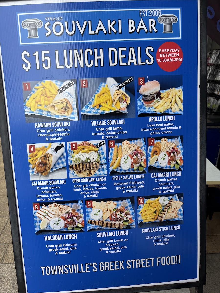 Menu Strand Souvlaki Bar-5