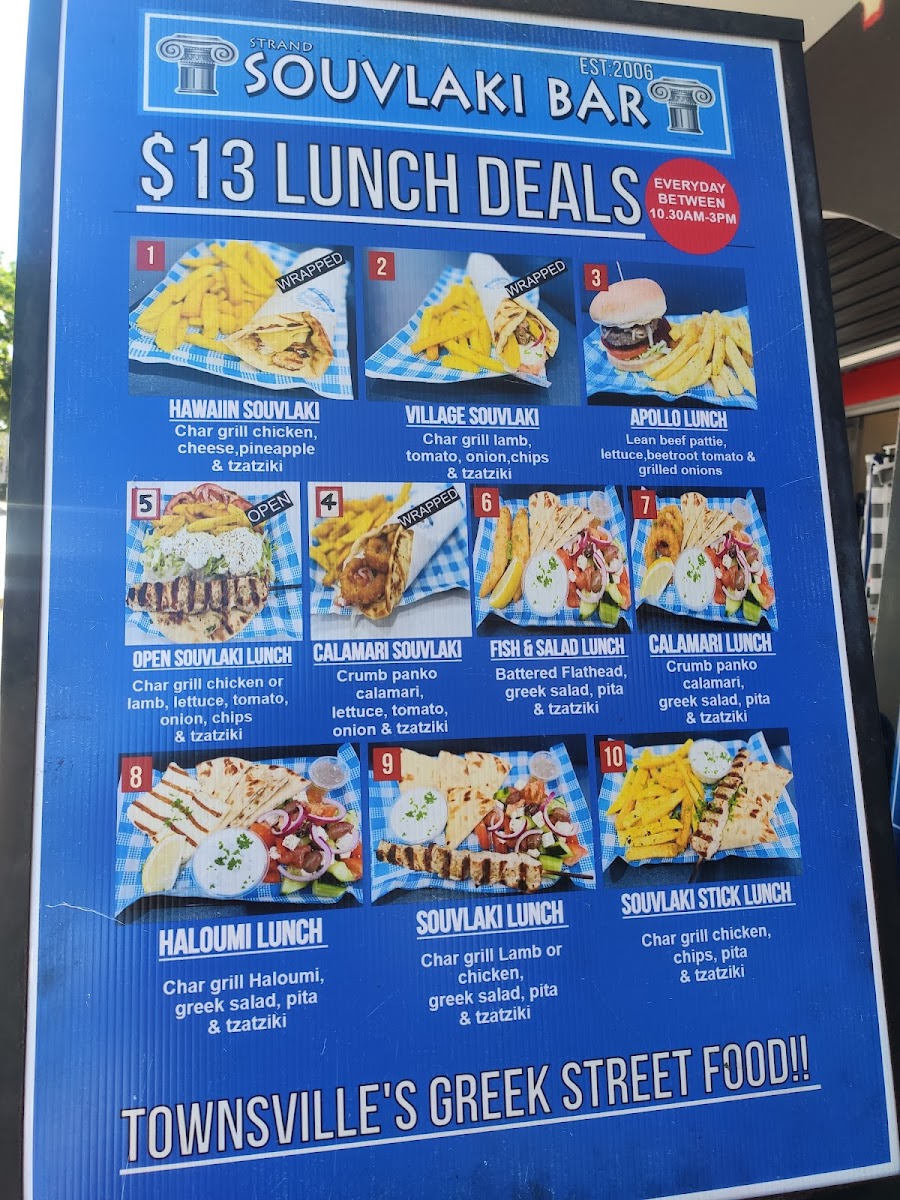 Menu Strand Souvlaki Bar-6