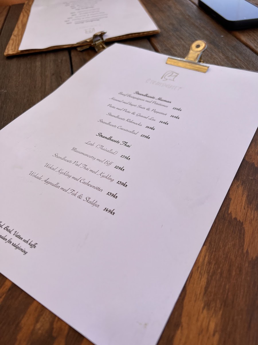 Menu Strandhuset-2