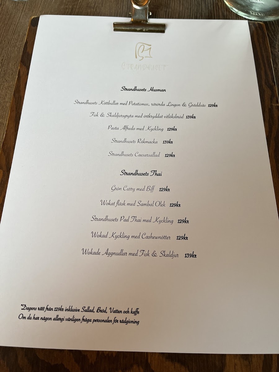 Menu Strandhuset-3