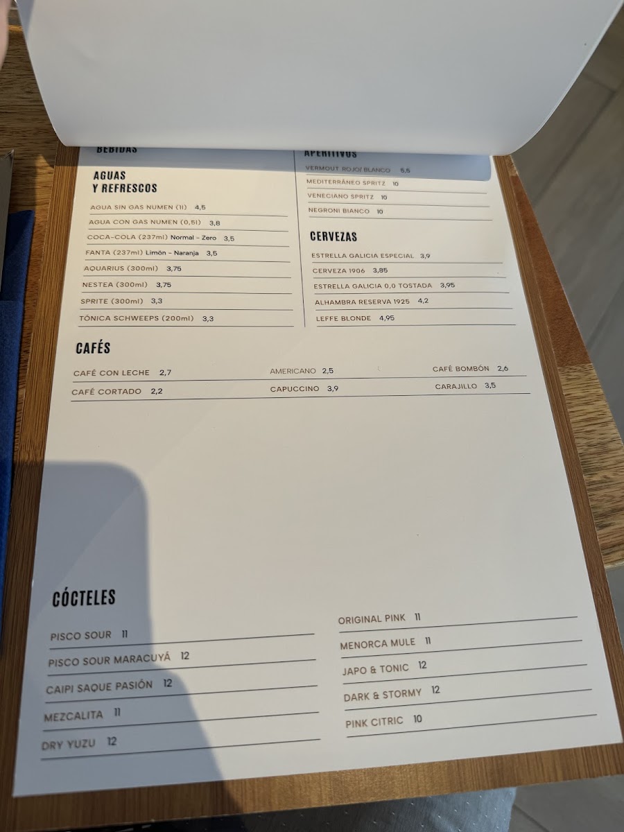Menu Strat-5