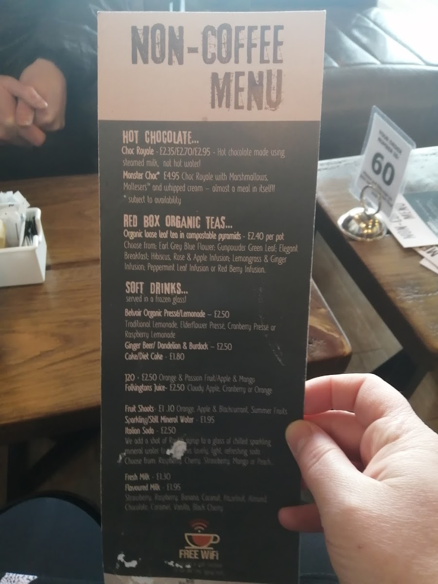 Menu Stray's Coffee, Oakham-4