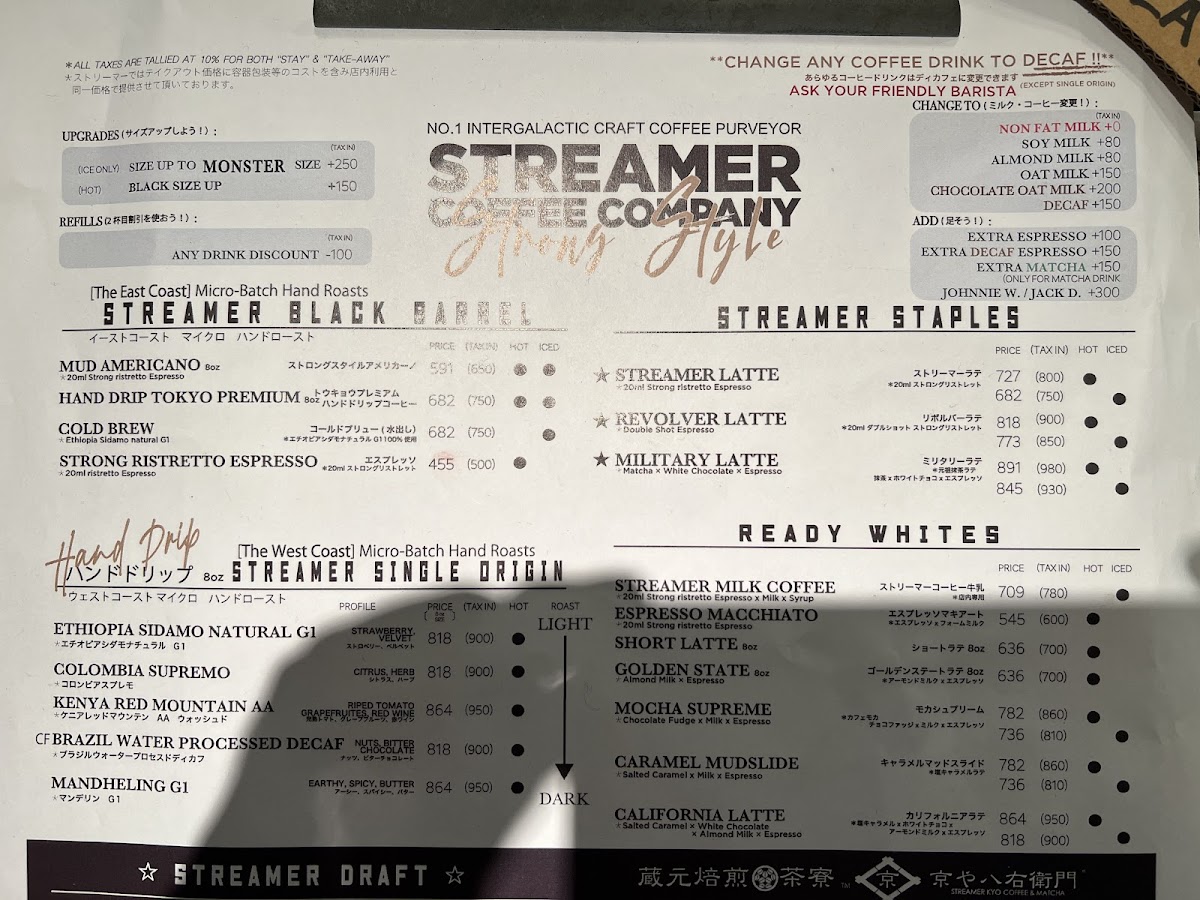 Menu Streamer Coffee Company Shibuya-3