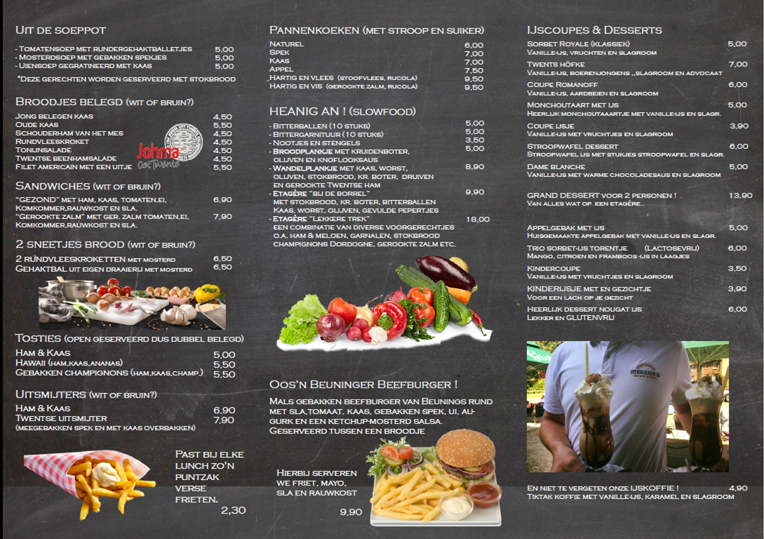 Menu Streekrestaurant 't Sterrebos-1