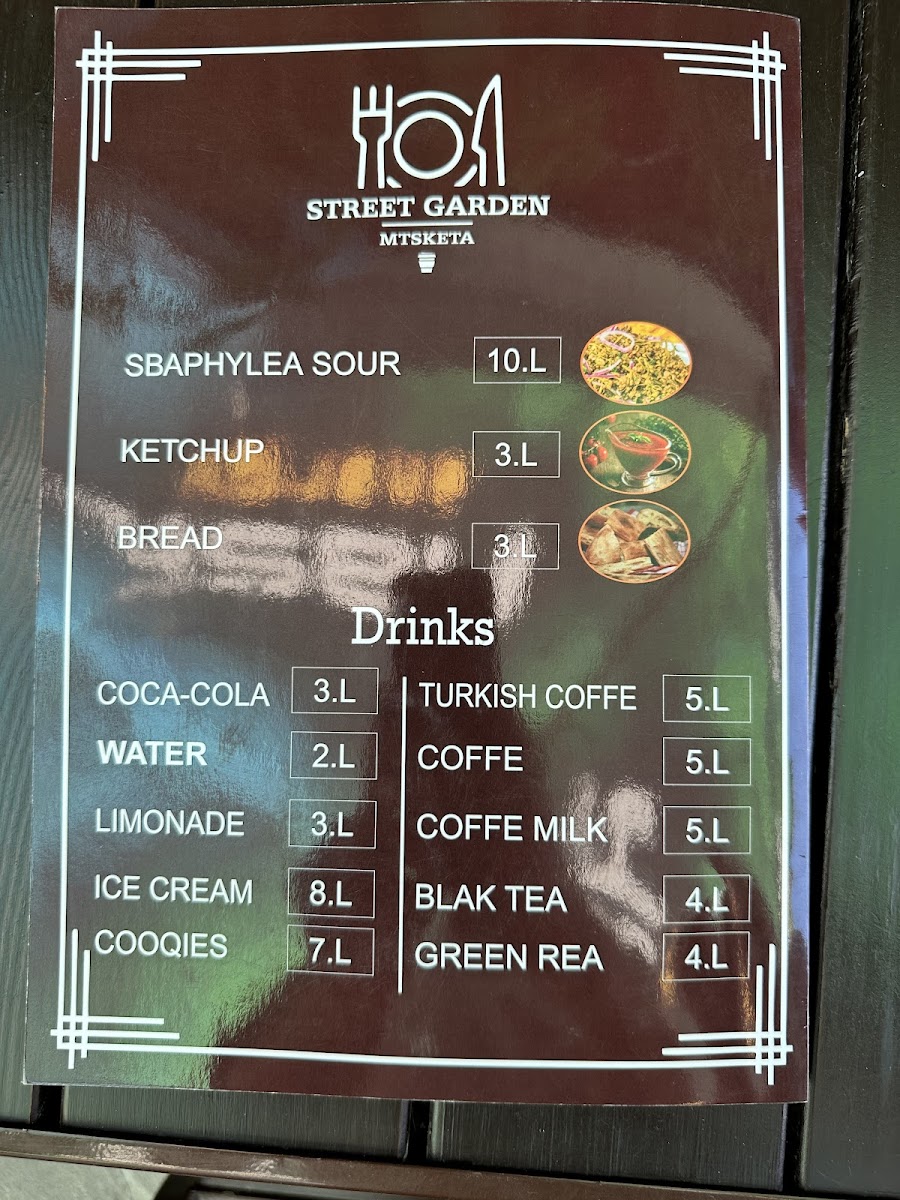 Menu Street Garden Mtskheta-6