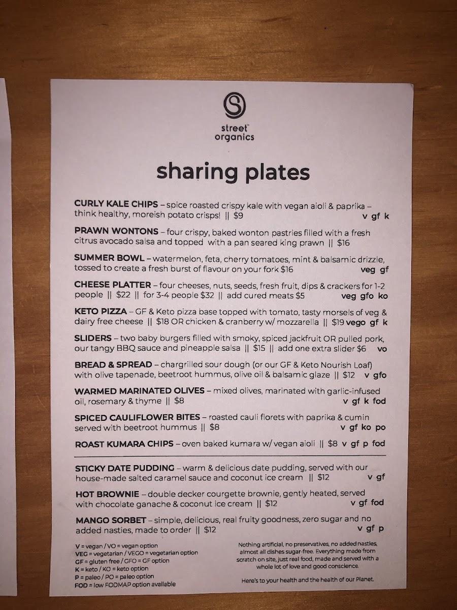 Menu Street Organics-7
