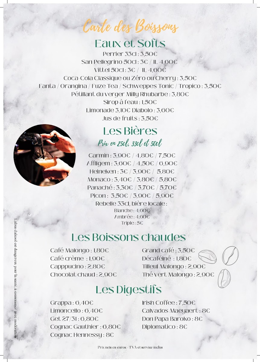Menu Stresa - Restaurant Italien Amiens-4