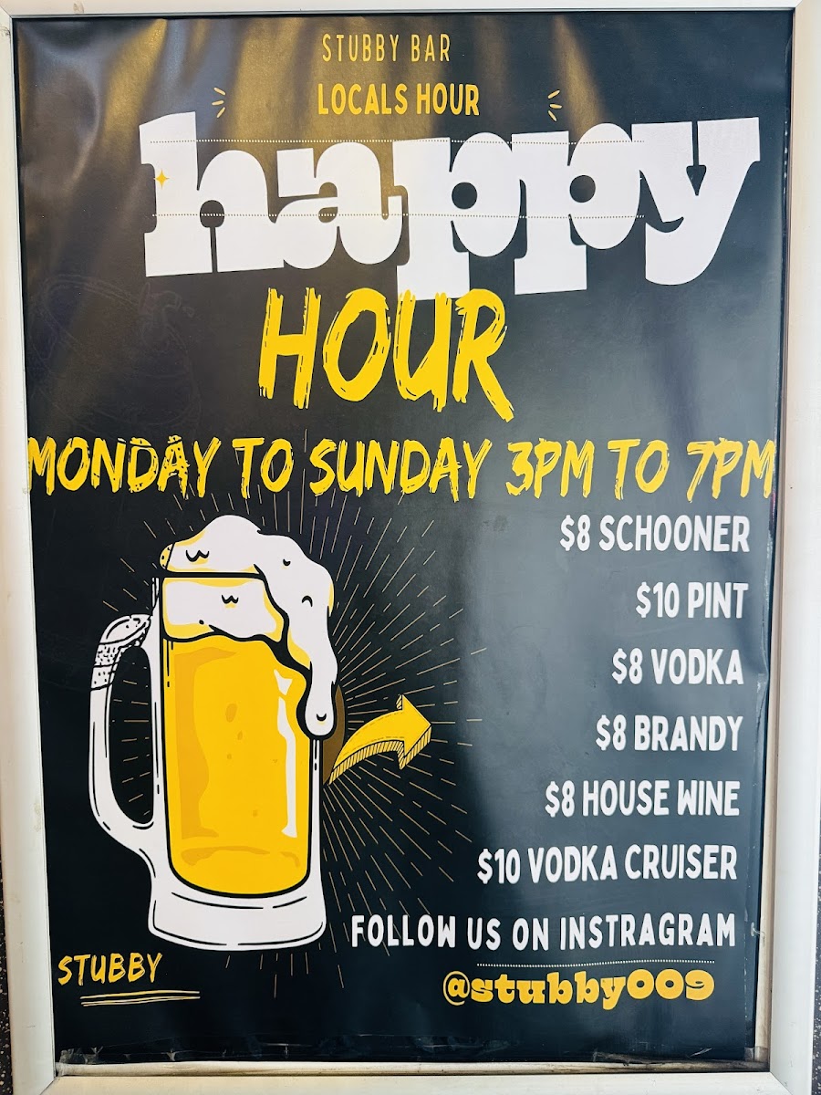 Menu Stubby Cafe Bar& Restaurant-2