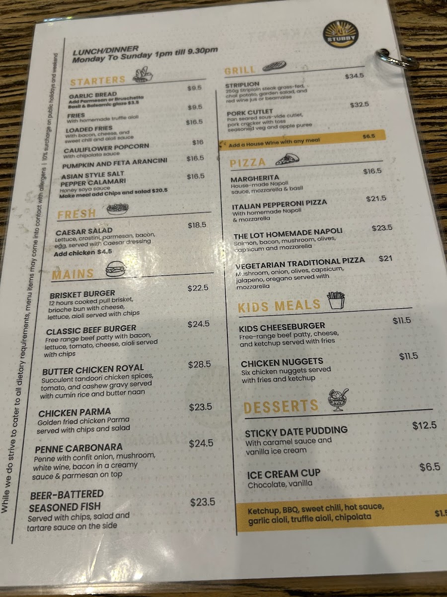 Menu Stubby Cafe Bar& Restaurant-3