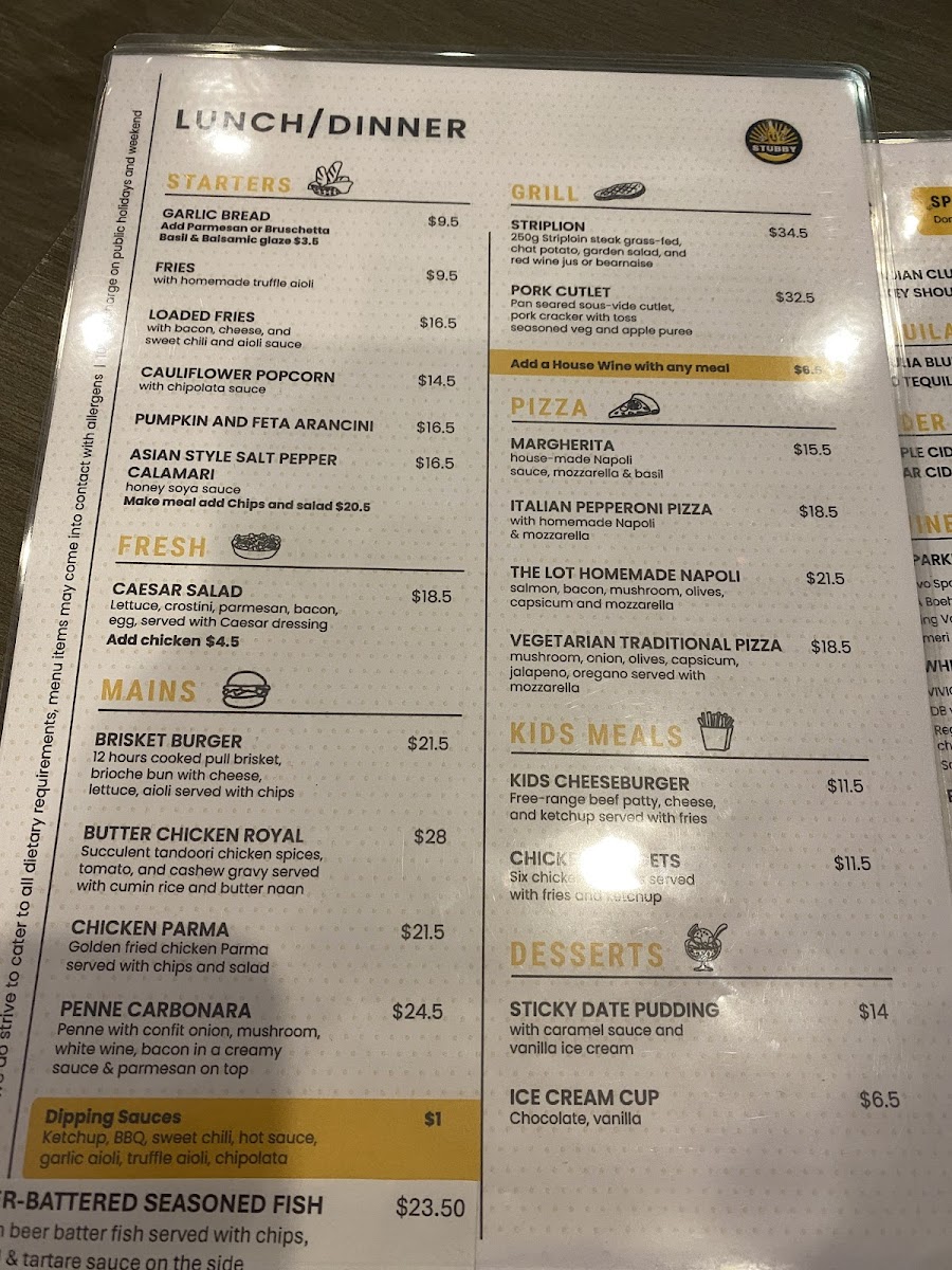Menu Stubby Cafe Bar& Restaurant-4