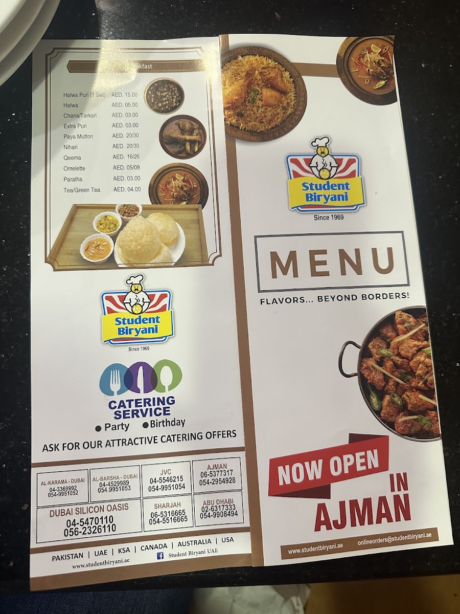 Menu Student Biryani - Karama-7