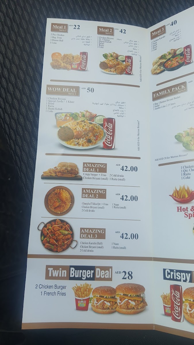 Menu Student Biryani - Karama-9