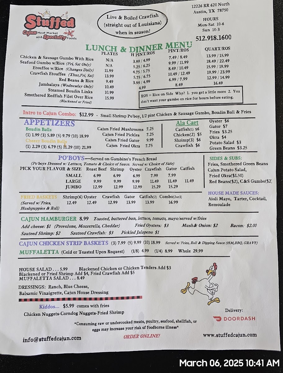 Menu Stuffed Cajun Meat Market-2